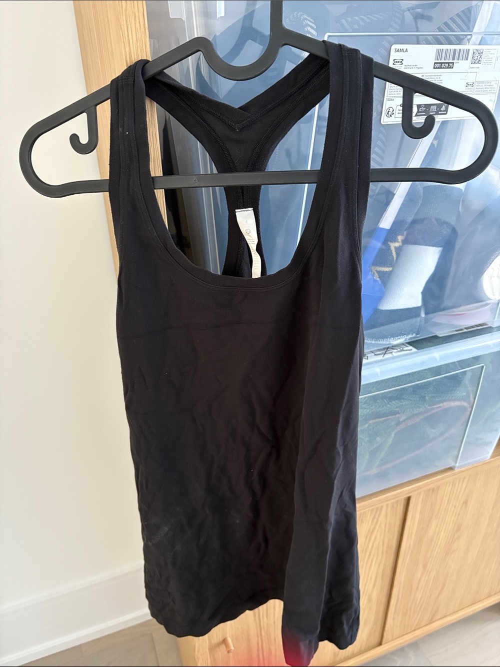 Black Racerback Tank Top
